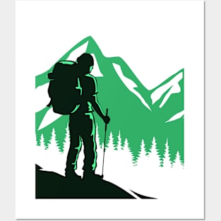 SummitSeeker: Inspiring Designs for Hikers & Mountaineers Posters and Art